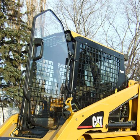 cat 226 skid steer cab enclosure kit|caterpillar skid steer front door.